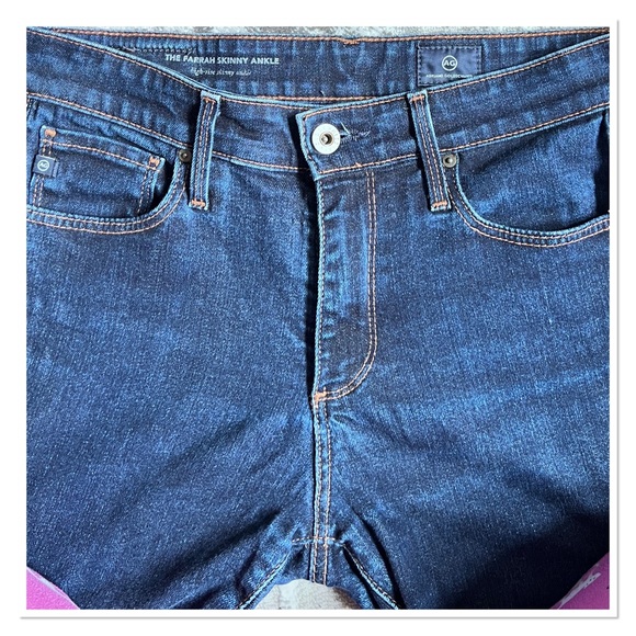 AG Adriano Goldschmied  'Farrah High Waist' Skinny Ankle Jeans - Picture 9 of 12